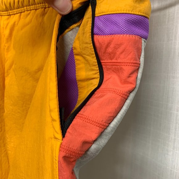 Mens Nike Therma Training Pants, grey purple orange, Mens Medium - Picture 8 of 12